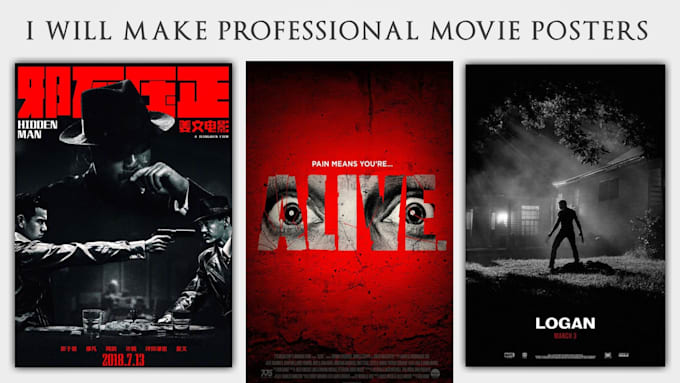 Gig Preview - Design professional movie posters, film posters and flyers