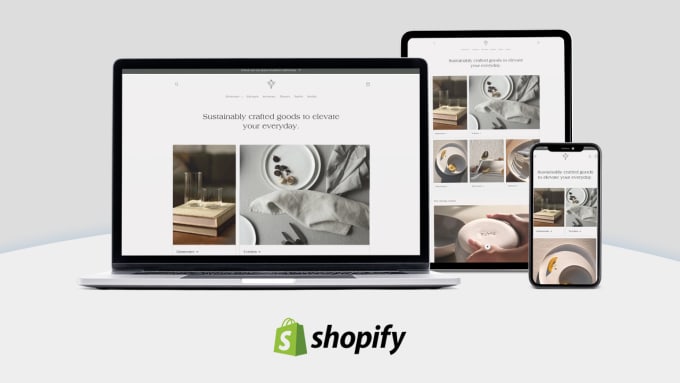 Gig Preview - Create shopify store for dropshipping business