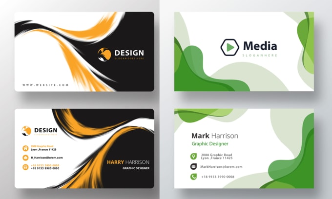 Gig Preview - Create 2 different business card design with print ready