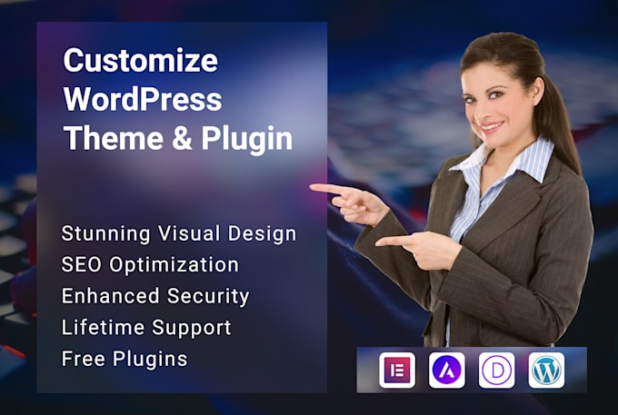 Gig Preview - Customize divi theme astra salient woodmart flatsome avada theme fix site issues