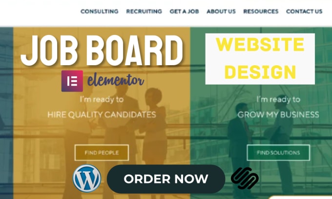 Gig Preview - Build recruitment website job board website job search platform and job portal