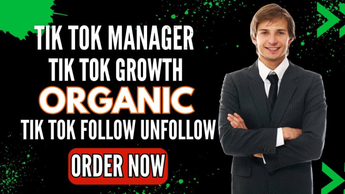 Gig Preview - Organic marketing, grow tiktok, profile followers, grow powerfully