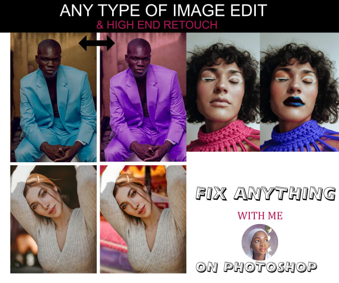 Gig Preview - Do high end photo retouching and photo editing