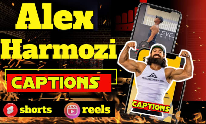 Gig Preview - Edit alex harmozi style youtube short, insta reels and tiktok