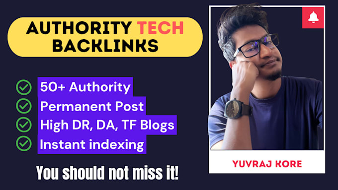 Gig Preview - Publish your article on high quality tech sites with 50 plus authority