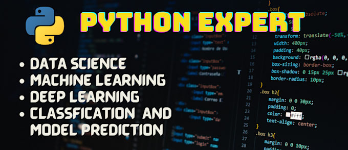 Gig Preview - Do data science machine and deep learning projects in python