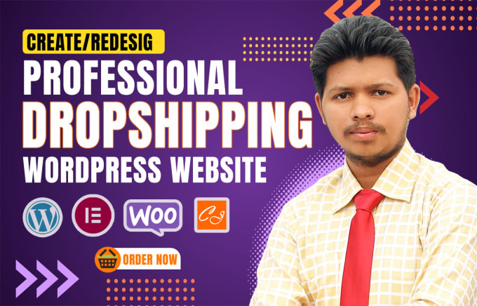 Gig Preview - Develop wordpress dropshipping woocommerce store using elementor pro