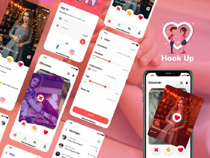 Bestseller - develop dating app, tinder clone dating app, social chat app, dating website