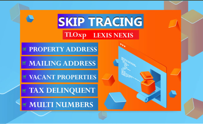 Gig Preview - Real estate skip tracing and llc skip tracing in bulk