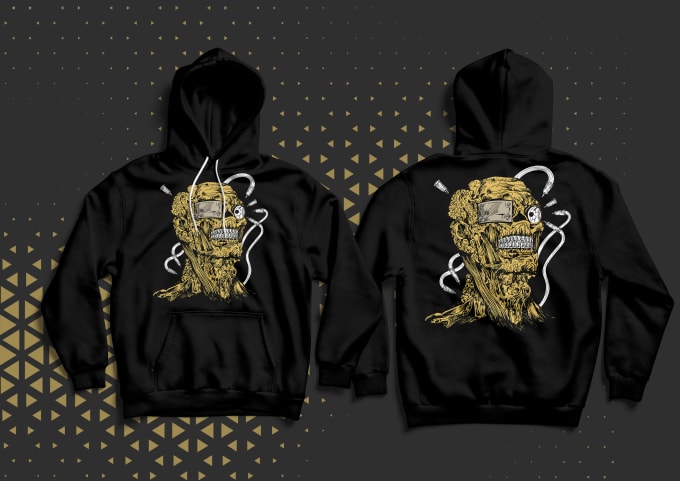 Gig Preview - Do hoodie mockups with your artwork professionally