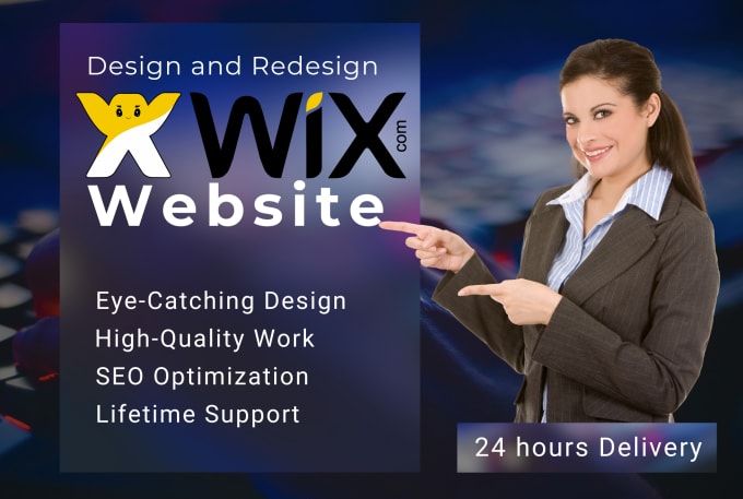 Gig Preview - Design wix website wix online store wix elearning website wix membership website