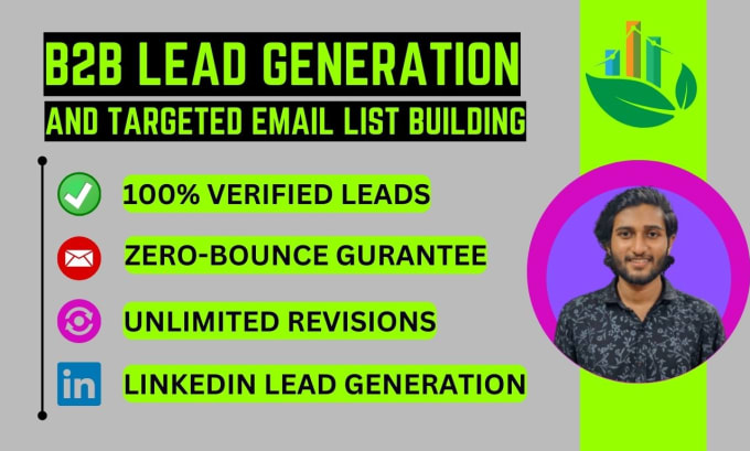 Gig Preview - Provide b2b lead generation for any industry