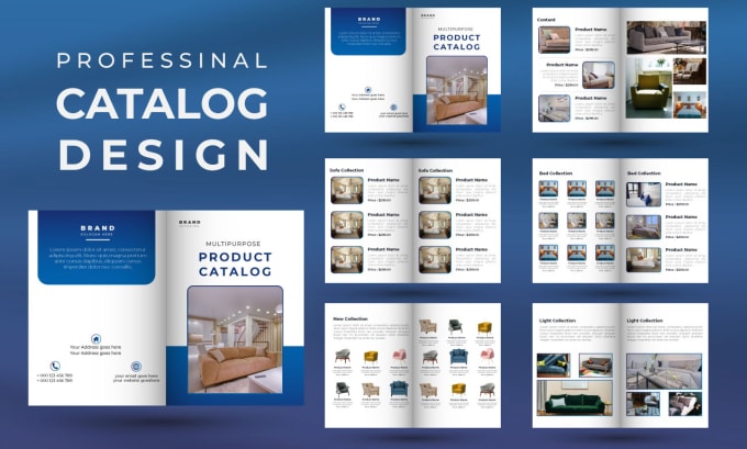 Gig Preview - Do business product catalog, newsletter, annual report