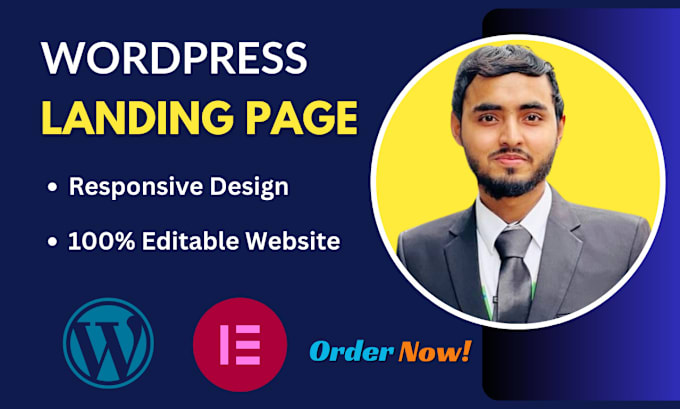 Gig Preview - Create wordpress website design, redesign wordpress site or build blog website