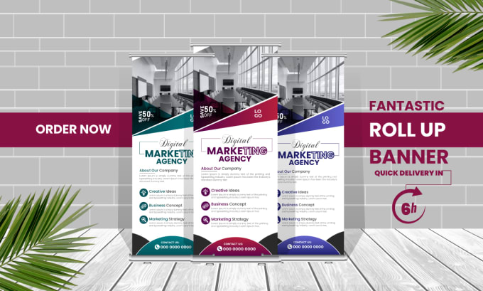 Gig Preview - Create roll up banner or signage design