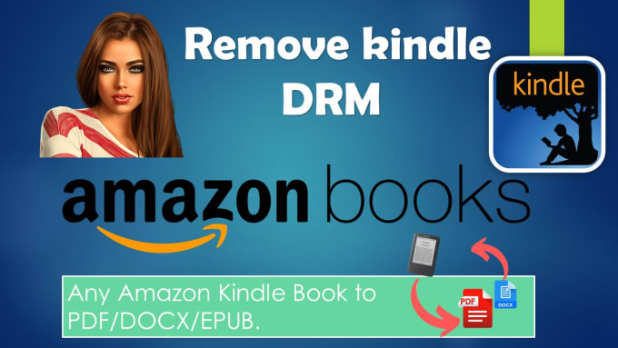 Gig Preview - Drm convert kindle book to PDF and word