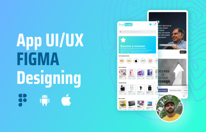 Gig Preview - Design attractive UI and UX for quality android and ios app in figma