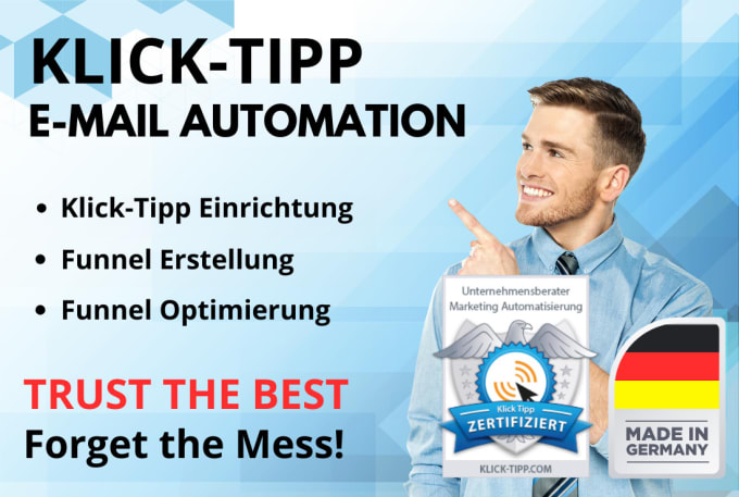 Gig Preview - Klicktipp funnels für dein business