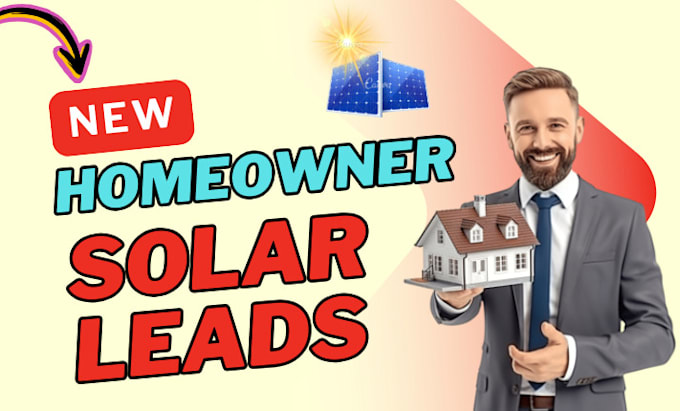 Gig Preview - Give new homeowner leads, solar leads  distressed owner motivated seller list