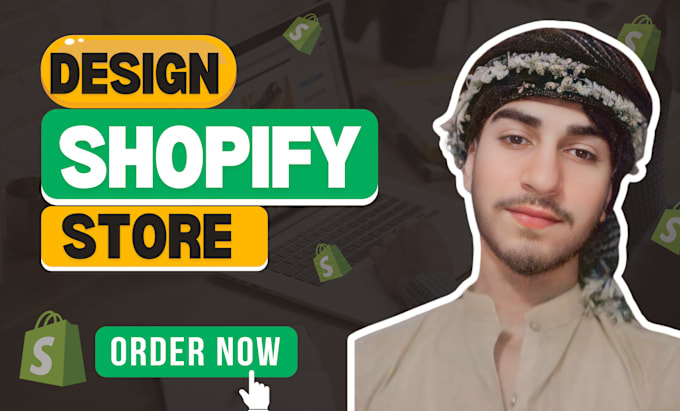 Gig Preview - Be your professional shopify  store designer