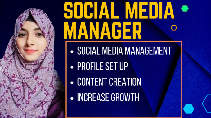 Gig Preview - Be your social media manager