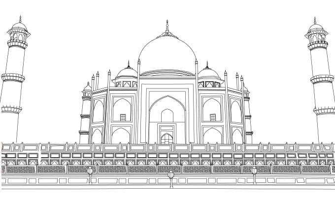 Bestseller - draw detailed building line art and any product sketch for your own image