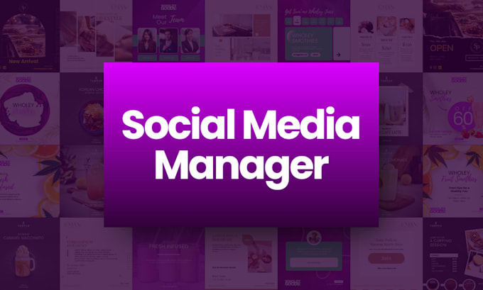 Gig Preview - Be your social media marketing manager and content creator