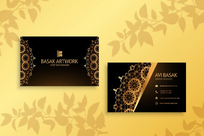 Gig Preview - Create a stunning, luzury business card design for you