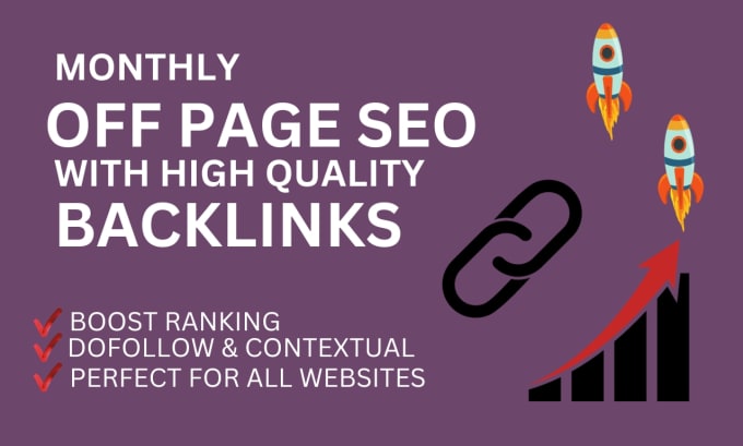 Gig Preview - Improve your google rank with monthly off page SEO