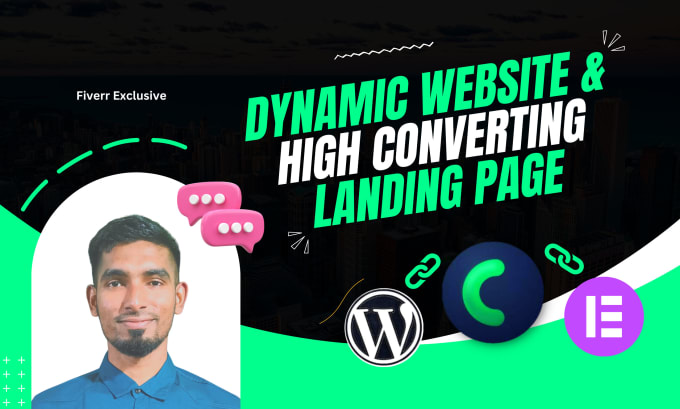 Bestseller - build dynamic wordpress website, landing page by crocoblock elementor pro