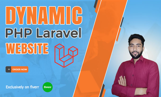 Gig Preview - Create dynamic php laravel website with admin panel