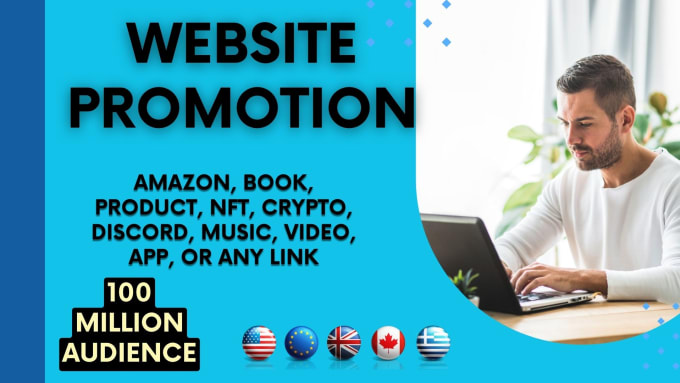 Gig Preview - Promote and advertise your website amazon book product nft on social media