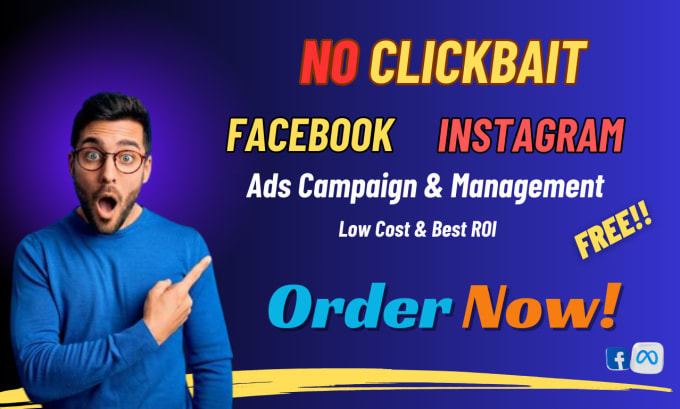 Gig Preview - Run facebook ads campaign for free, marketing, instagram advertising, meta ads