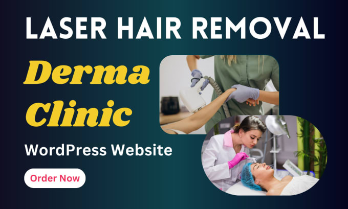 Bestseller - make a laser hair removal by booking wordpress website