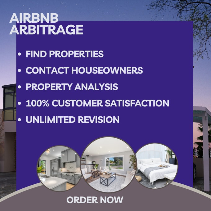 Bestseller - help find profitable properties for airbnb arbitrage in USA, UK and ca