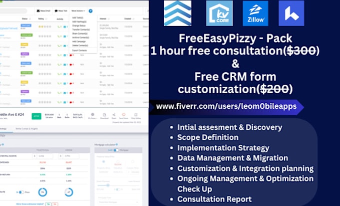 Gig Preview - Be your CRM virtual assistant VA on zillow kvcore lofty crm follow up boss fub