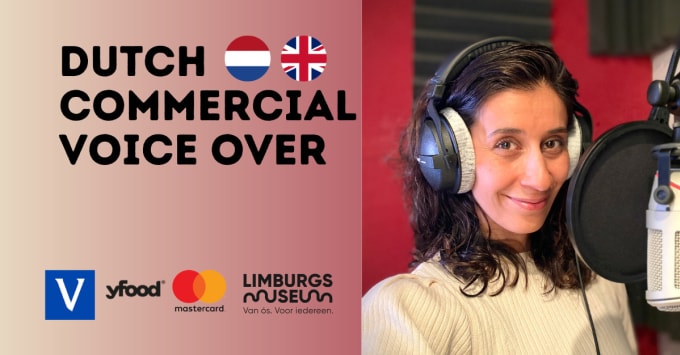 Gig Preview - Do a dutch commercial voice over for radio and television