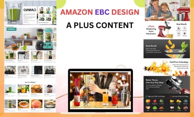 Gig Preview - Do amazon ebc design and a plus content amazon fba