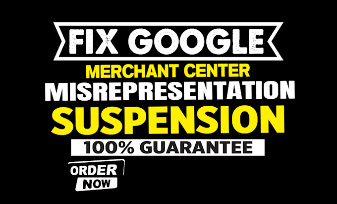 Bestseller - fix google merchant center misrepresentation and suspension issue