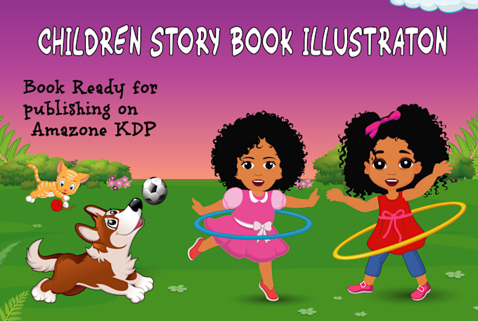 Gig Preview - Design children story book illustration and cover