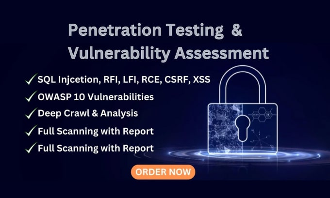 Gig Preview - Perform vulnerability and penetration testing report