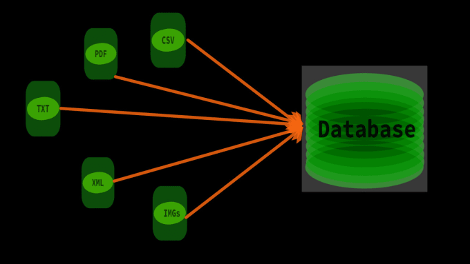 Gig Preview - Build you a custom database from your data sources and files