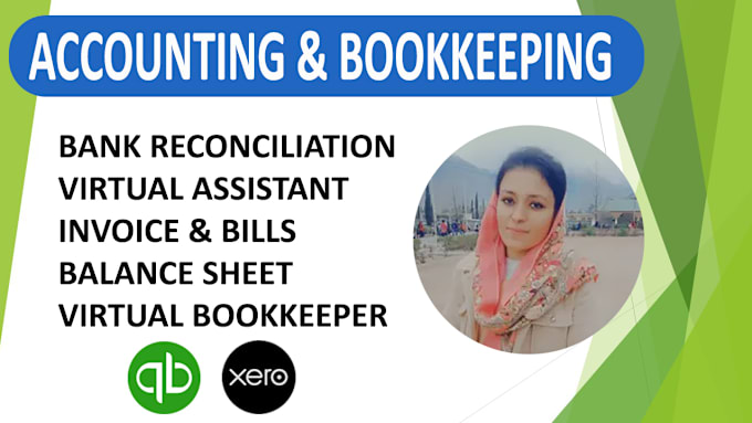 Gig Preview - Do virtual bookkeeping using quickbooks online