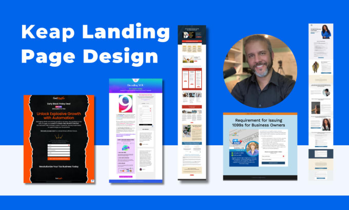 Gig Preview - Build keap landing page