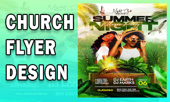 Gig Preview - Design a professional church or event flyer design