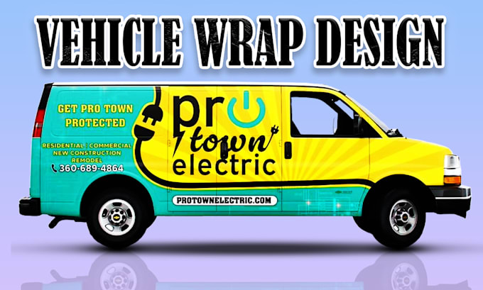 Gig Preview - Create branding vehicle wrap, car wrap, van wrap, truck wrap design,livery car