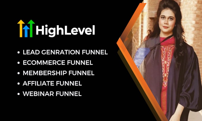 Gig Preview - Build gohighlevel sales funnel, website, workflow as go high level expert