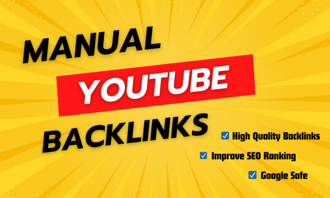 Gig Preview - Do high quality manual youtube backlinks for video SEO ranking