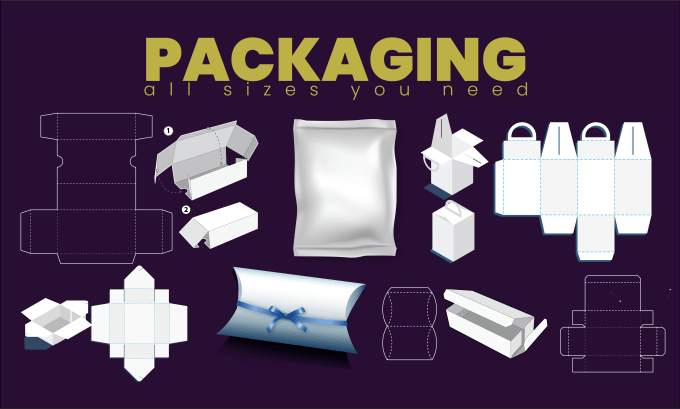 Gig Preview - Do product packaging design, dyeline design, box design, mailer box shipping box