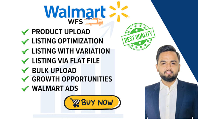 Gig Preview - Do walmart listing, listing variation, fix errors, walmart ads